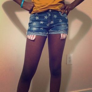 American flag shorts